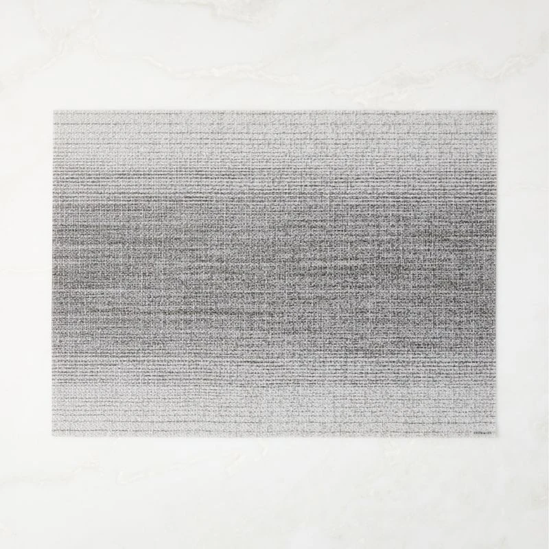 Chilewich Woven Grey Ombre Vinyl Placemat