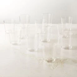 Chill Acrylic Double Old-Fashioned Glasses Set Of 12