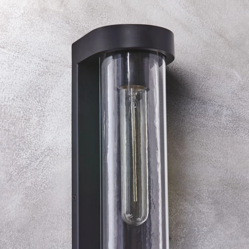 Ciel Textured Glass Double Wall Sconce Light - Image 3