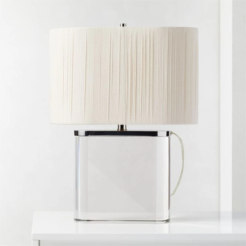 Clair Crystal Base Table Lamp