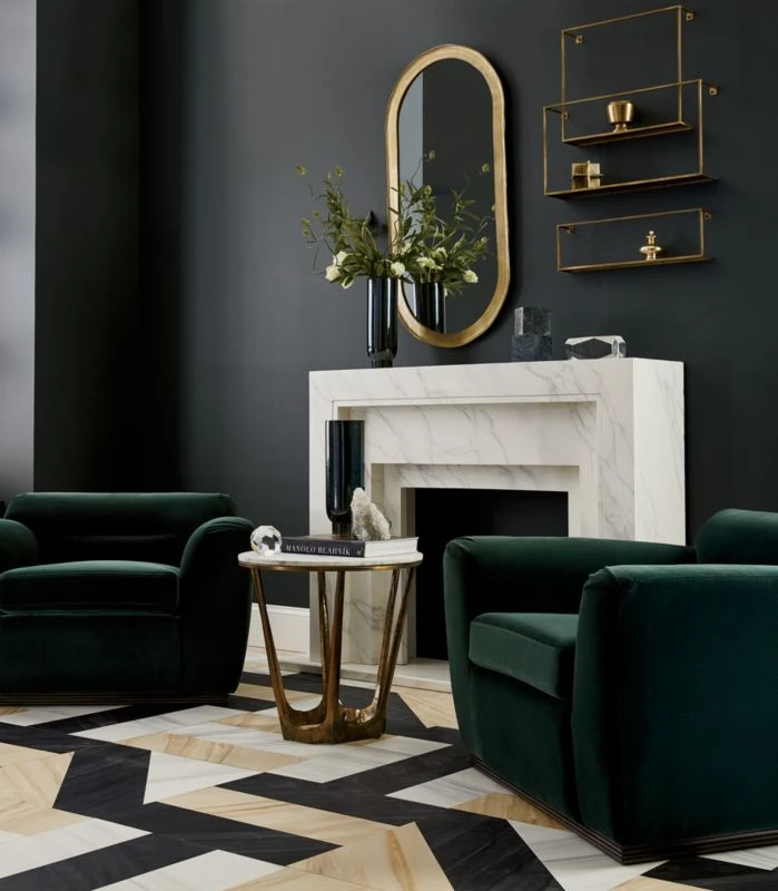 Antiqued Brass Floating Shelves Set Of 3 - Image 2