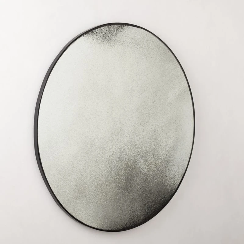 Clooney Antiqued Round Wall Mirror 36" - Image 2