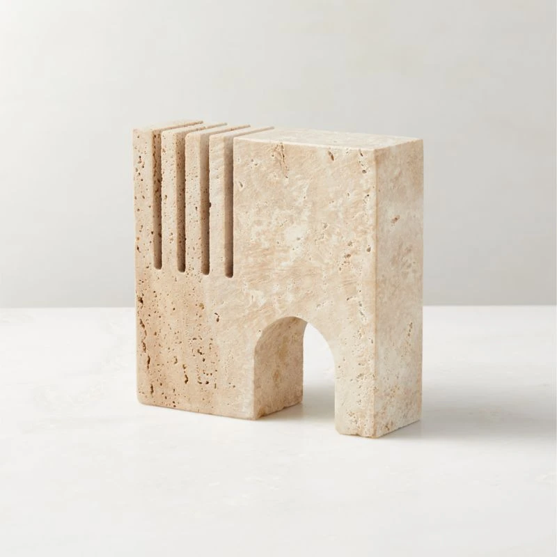 Cojo Travertine Bookend