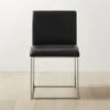 Coop Black Leather Dining Chair