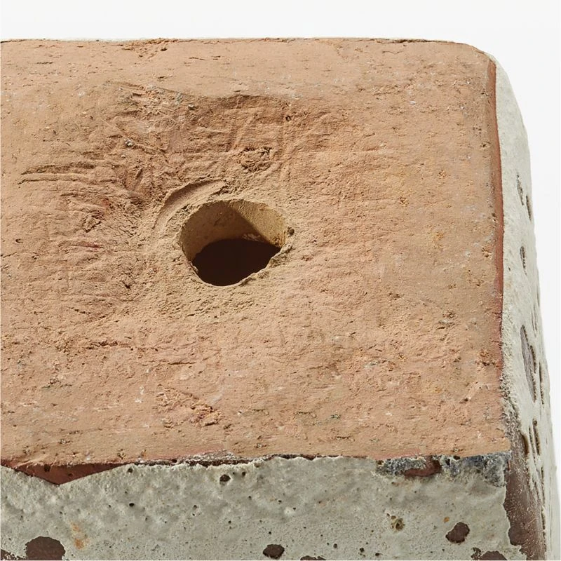 Cosmic White Glazed Terracotta Outdoor Planter Extra-Tall - Image 5