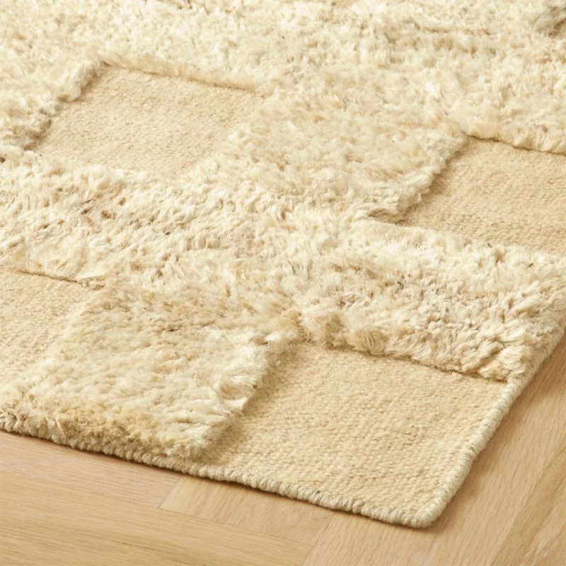 Crossed Grid Jute Area Rug 5'x8' - Image 3