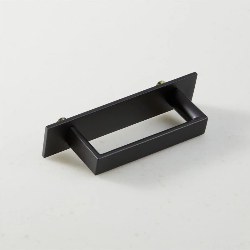 Damon Black Handle With Back Plate 3" - Image 2