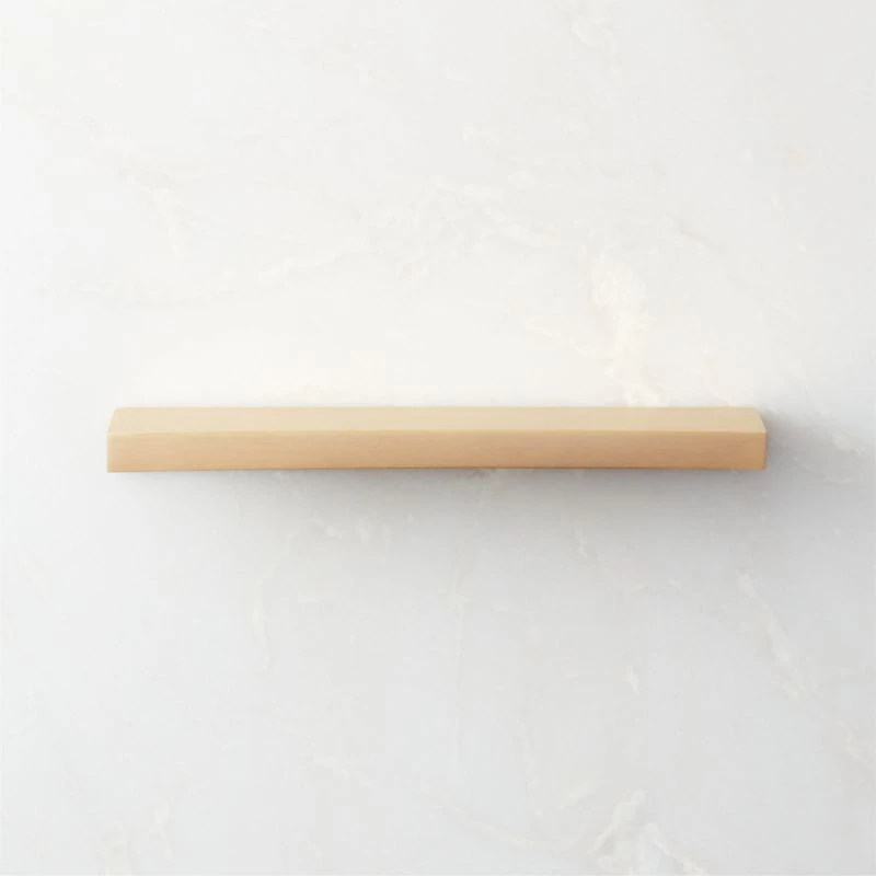 7" Damon Edge Brushed Brass Drawer Pull - Image 2