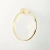 Damon Polished Brass Towel Ring