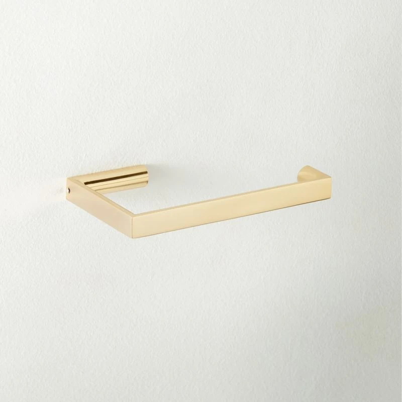 Damon Polished Brass Wall Mounted Toilet Paper Holder