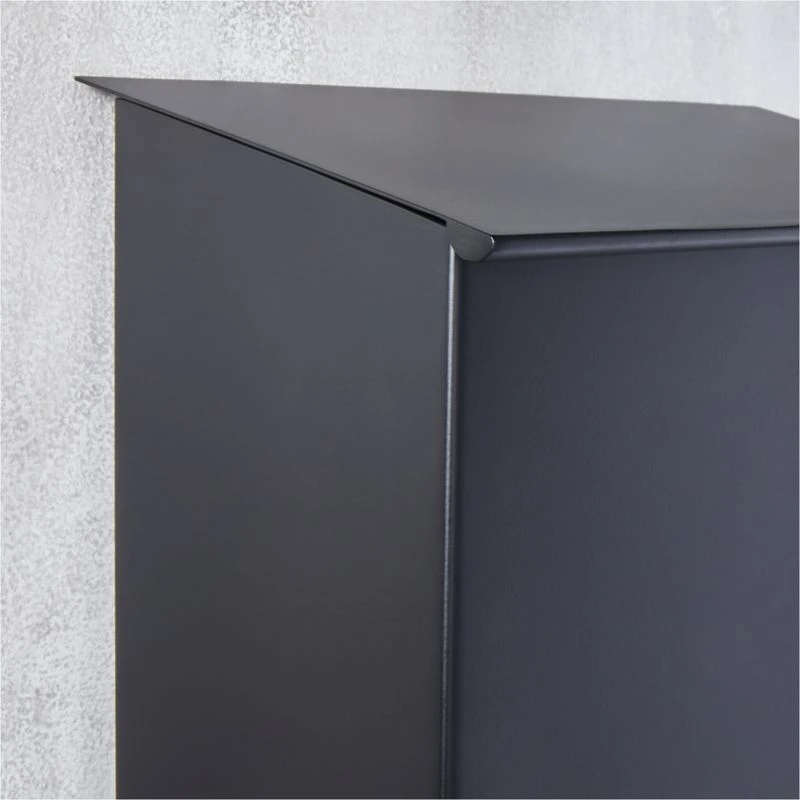 Damon Black Vertical Mailbox - Image 4