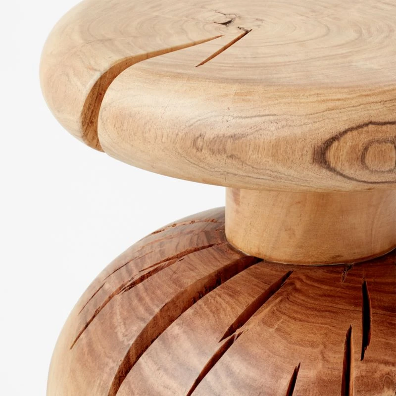 Drakes Bay Solid Acacia Outdoor Accent Table - Image 8