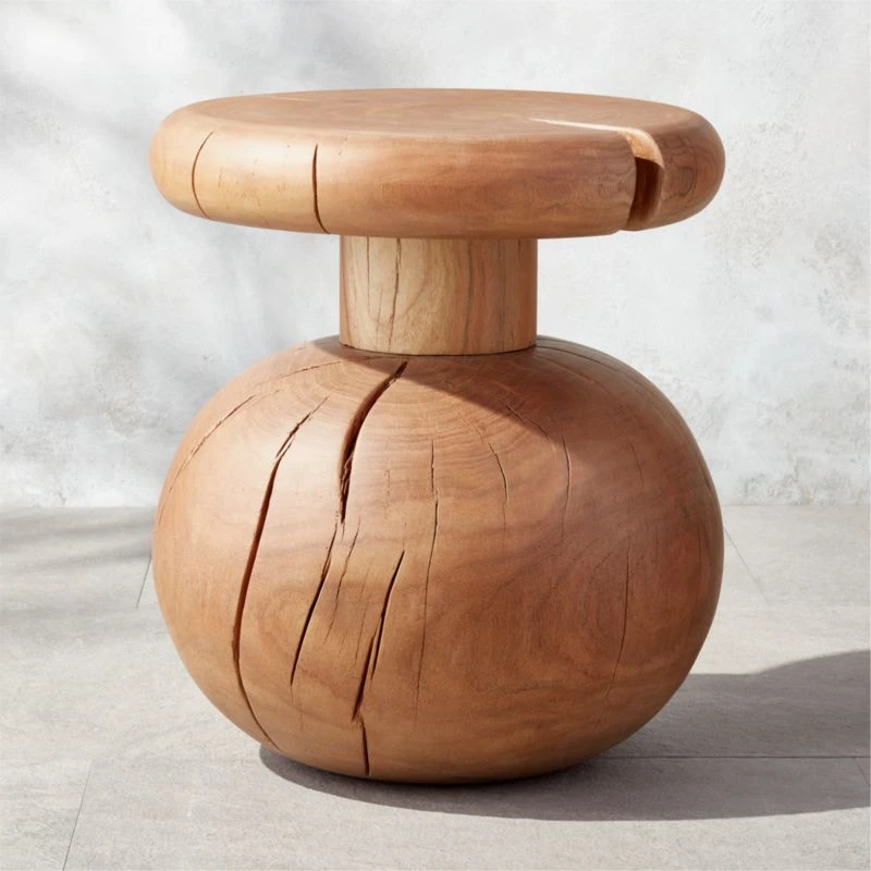 Drakes Bay Solid Acacia Outdoor Accent Table