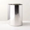 Eclipse Polished Stainless Steel Wastebasket