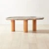 El Verano Travertine Coffee Table