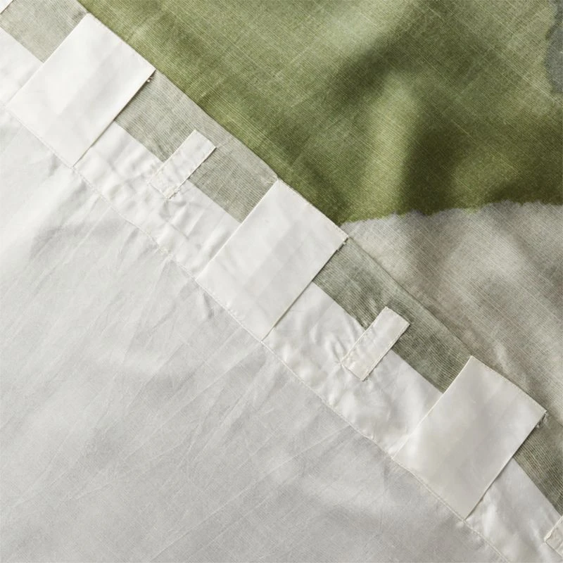 Elysium Green Dupioni Silk Window Curtain Panel 48"x84'' - Image 5