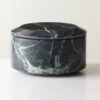 Emil Round Green Spider Marble Box