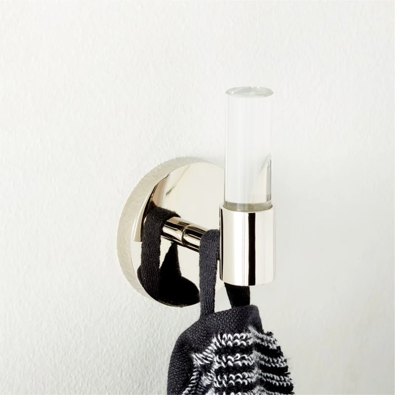 Flynn Crystal Polished Nickel Hook - Image 2