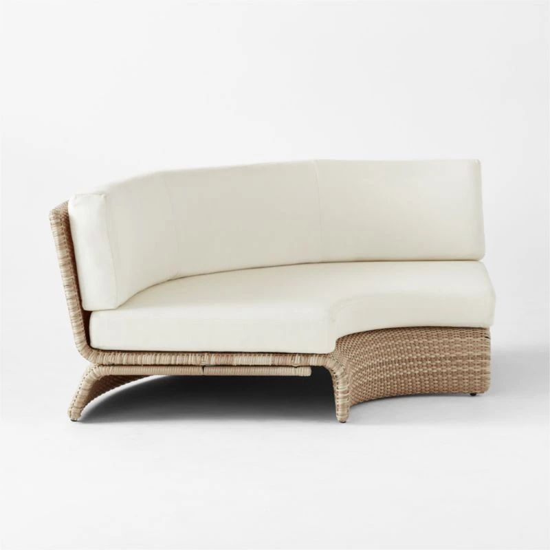 Foss Woven Outdoor Corner Chair - Image 4