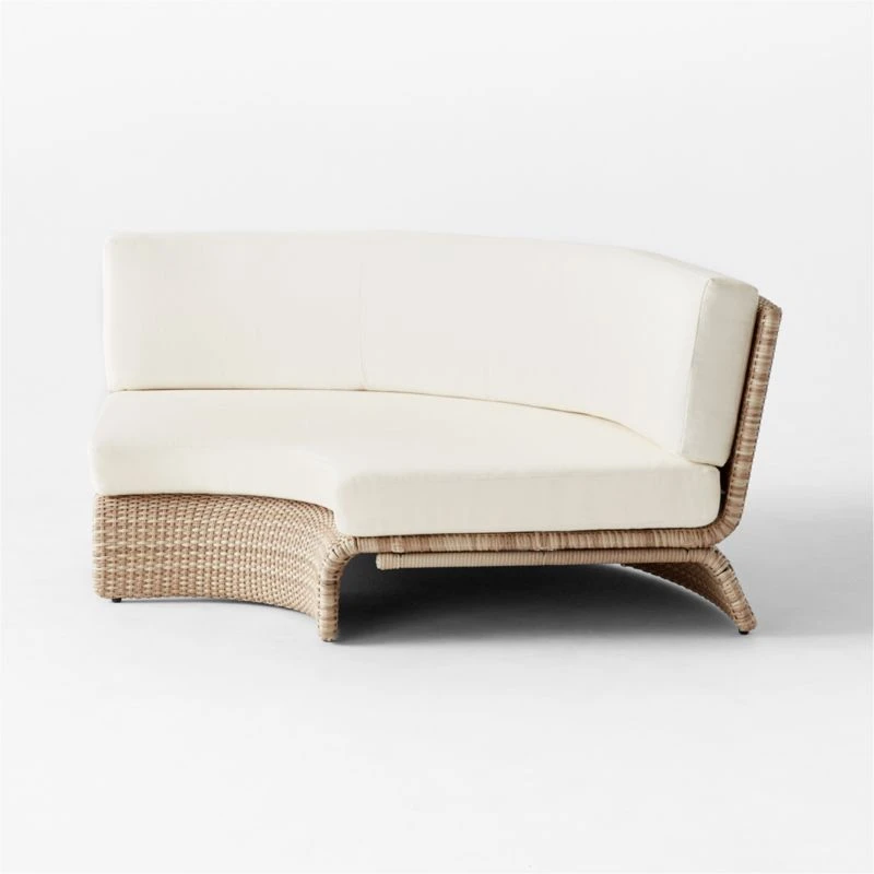 Foss Woven Outdoor Corner Chair - Image 5