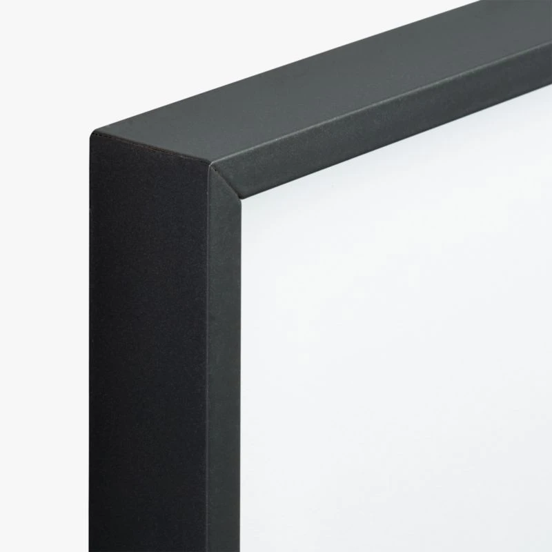 Gallery Soft Black Picture Frame With White Mat 4"x6" - Image 3