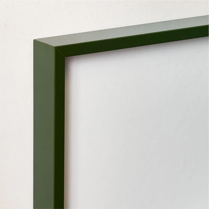 Gallery Green Picture Frame With White Mat 8"x10" - Image 4