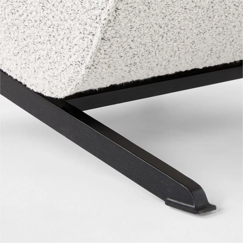 Grosseto Peppered Grey Boucle Lounge Chair - Image 2