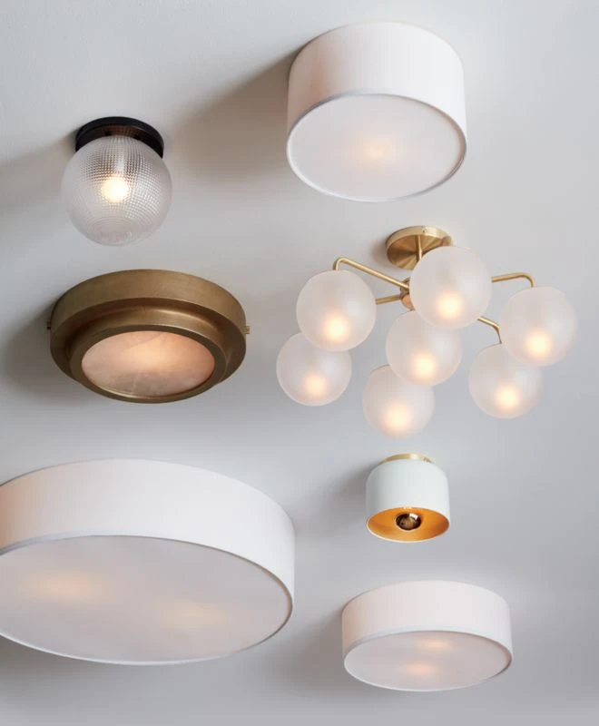 Bell White Flush Mount Light - Image 3