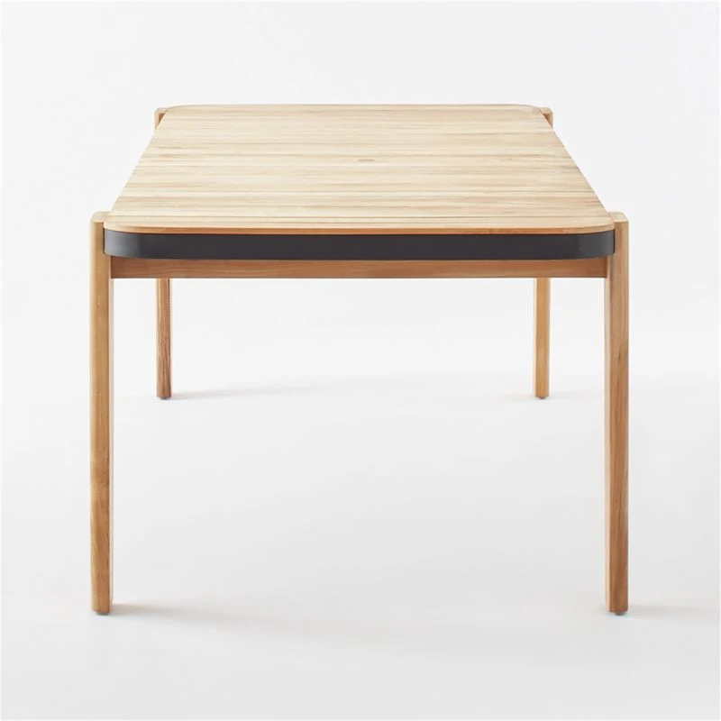 Hazel Teak Outdoor Dining Table - Image 5