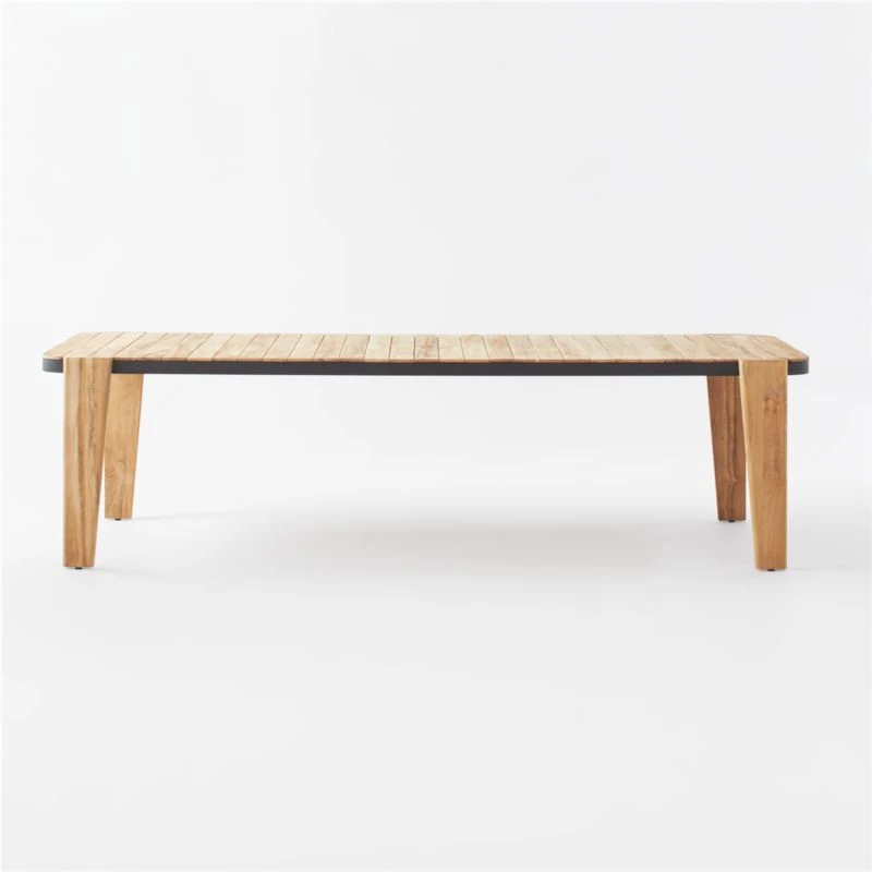 Hazel Teak Outdoor Dining Table - Image 3