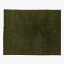 Henry Green Handloomed Wool Area Rug 5'x8'