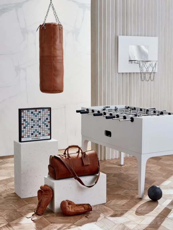 Leather Head Small Black Leather Basketball - Image 4