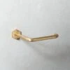 Hex Brass Wall Mounted Toilet Paper Holder