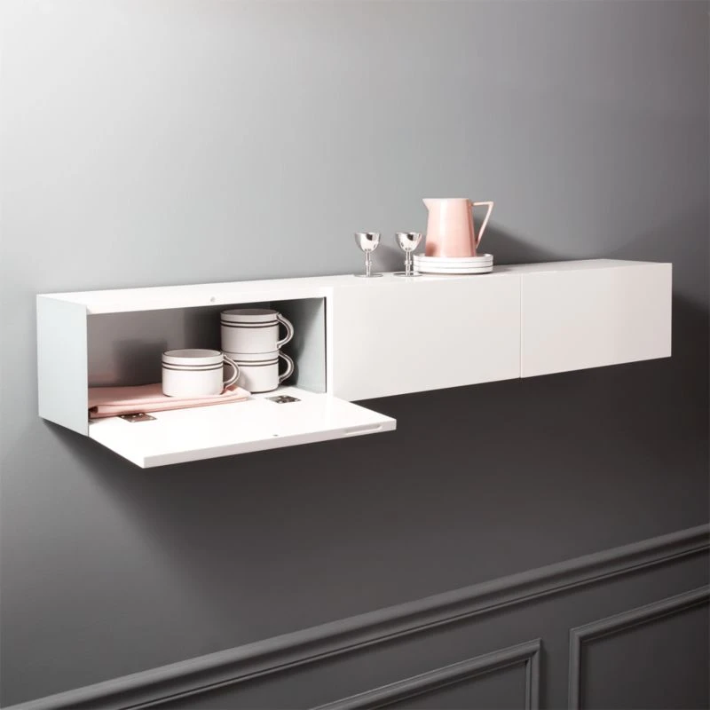 Hide N Seek Large White Storage Shelf - Image 2