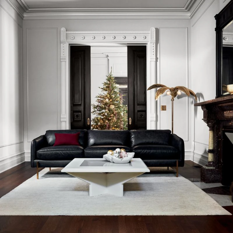 Palm Brass Finish Floor Lamp - Image 5