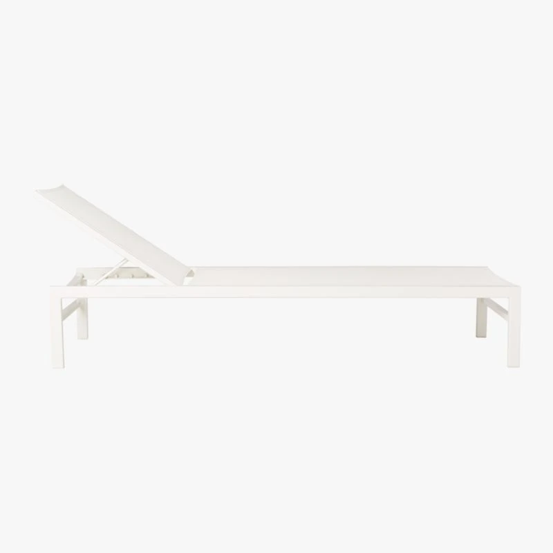Idle White Outdoor Sun Lounger - Image 6
