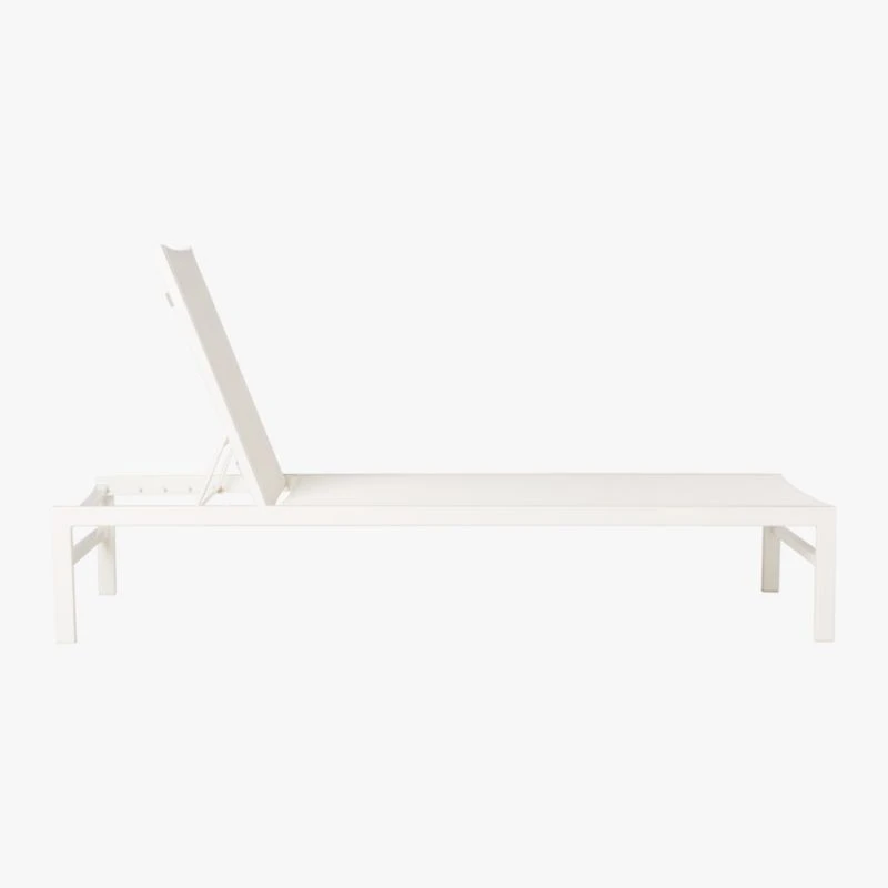 Idle White Outdoor Sun Lounger - Image 4