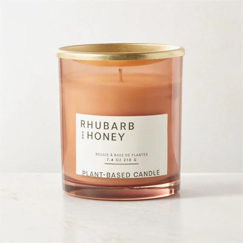 Illume Rhubarb + Honey Scented Candle 7.4 OZ