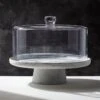 Swirl Cake Stand With Glass Lid