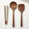 Walnut Cooking Utensils Set Of 3