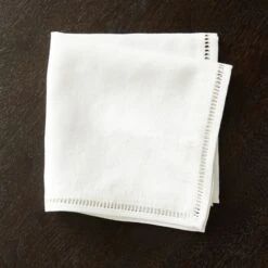 Eyelet White Linen Napkin