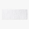 Kalani Organic Cotton White Bath Runner Rug 24"x60"