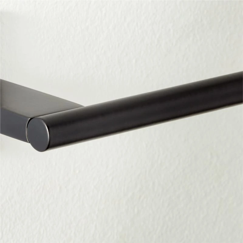 Kela Black Wall Mounted Toilet Paper Holder - Image 3
