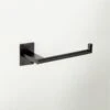 Kela Black Wall Mounted Toilet Paper Holder