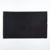 Kindred Organic Cotton Black Bath Mat 24"x36"
