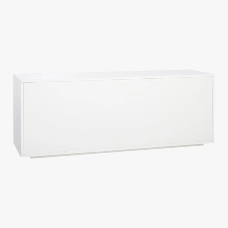 Latitude 4-Drawer High-Gloss White Lacquered Dresser - Image 6