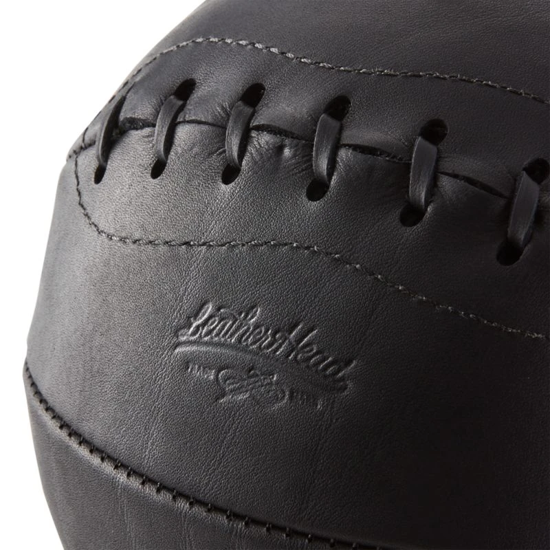 Leather Head Small Black Leather Basketball - Image 2