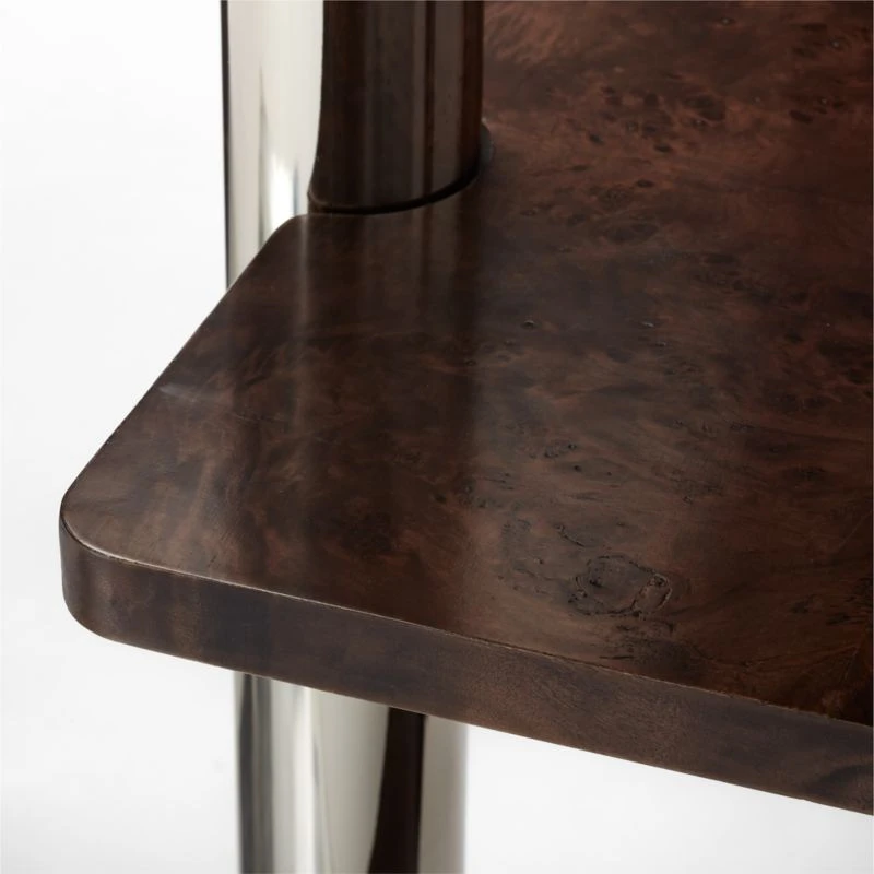 Legna Burl Wood Bookshelf - Image 6