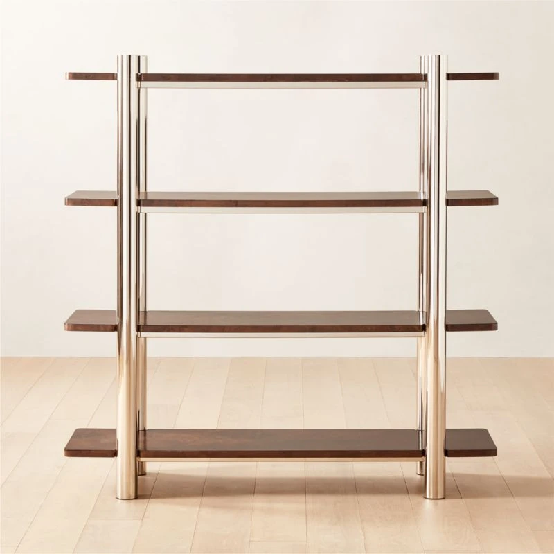 Legna Burl Wood Bookshelf - Image 3