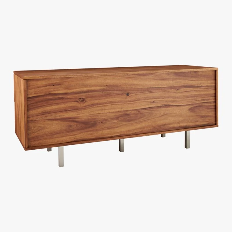 Linear Low 4-Drawer Wood Dresser - Image 5